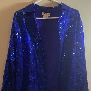 SIMRIN- INDIGO BLUE WOMEN'S JACKET SIZE PL.